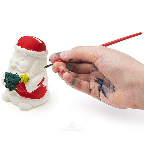 Набор для раскрашивания копилки Дед Мороз, 10 см Копилка раскраска