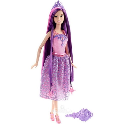 Кукла Барби - Принцесса с длинными фиолетовыми волосами 29 см Mattel
