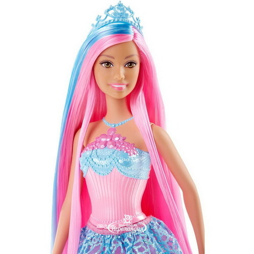 Кукла Барби - Принцесса с длинными розовыми волосами 29 см Mattel