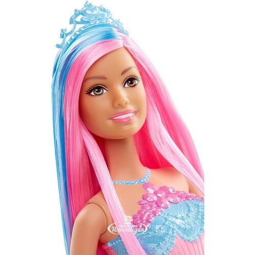 Кукла Барби - Принцесса с длинными розовыми волосами 29 см Mattel