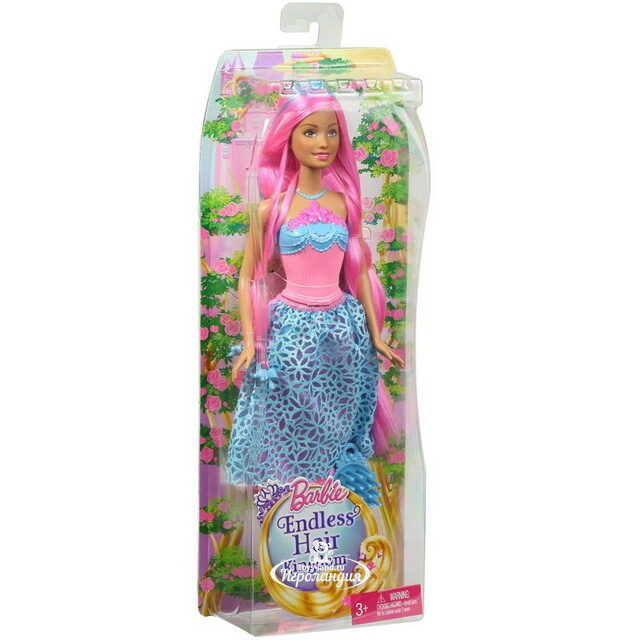 Кукла Барби - Принцесса с длинными розовыми волосами 29 см Mattel