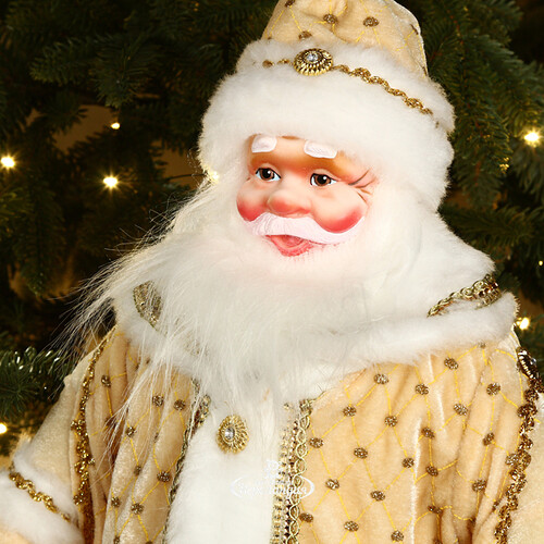 Фигура Дед Мороз - Царская зима 50 см, в золотом кафтане Коломеев