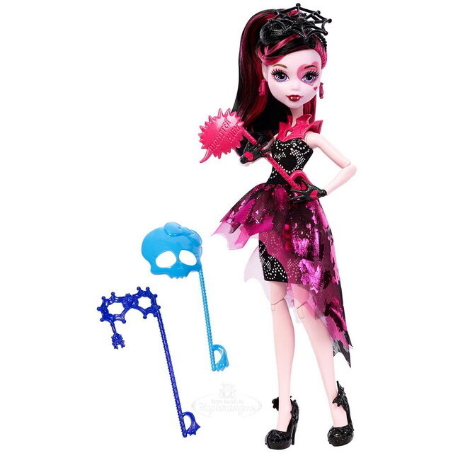 Кукла Дракулаура Жуткие танцы: Фотобудка 26 см (Monster High) Mattel