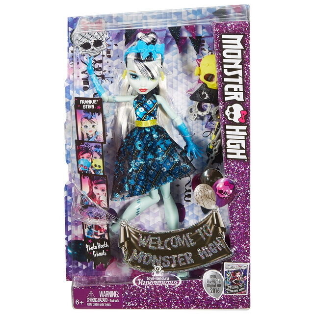 Кукла Фрэнки Штейн Жуткие танцы: Фотобудка 26 см (Monster High) Mattel