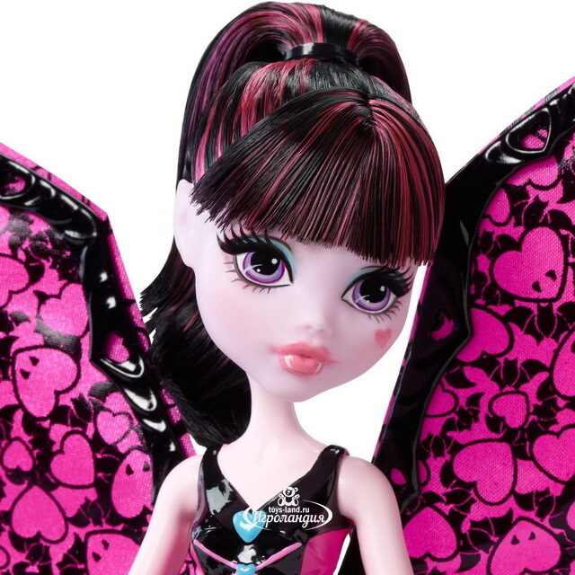 Кукла Дракулаура в наряде-трансформере Летучая мышь 26 см (Monster High) Mattel