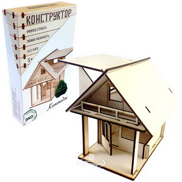 Набор-конструктор Коттедж дерево Model Toys (Модел Тойс)