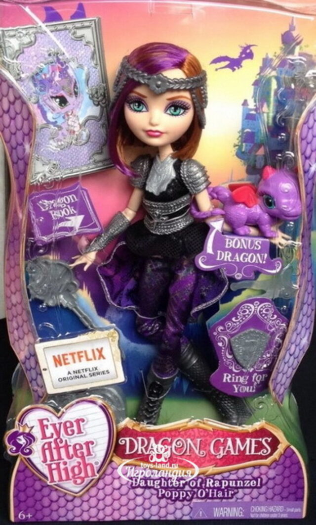Кукла Поппи О'Хара Игры Драконов 26 см (Ever After High) Mattel