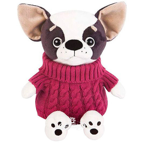 Мягкая игрушка Собака Моня в свитере 25 см Budi Basa