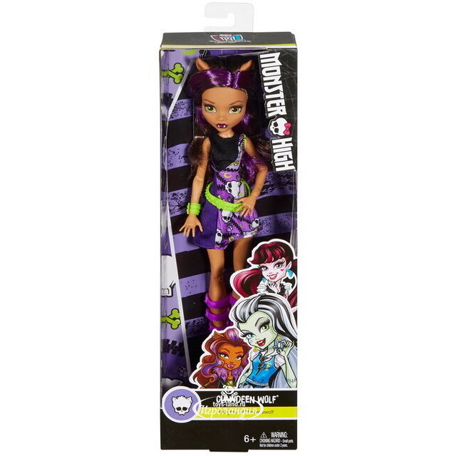Кукла Клодин Вульф базовая - перевыпуск 2016 г 26 см (Monster High) Mattel