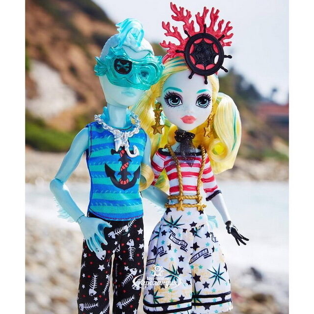 Кукла Лагуна Блю с питомцем Пиратская авантюра - Кораблекрушение 26 см (Monster High) Mattel