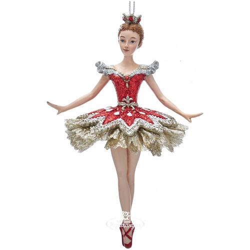 Елочная игрушка Балерина Люцилла - Бирмингемский театр 15 см, подвеска Kurts Adler