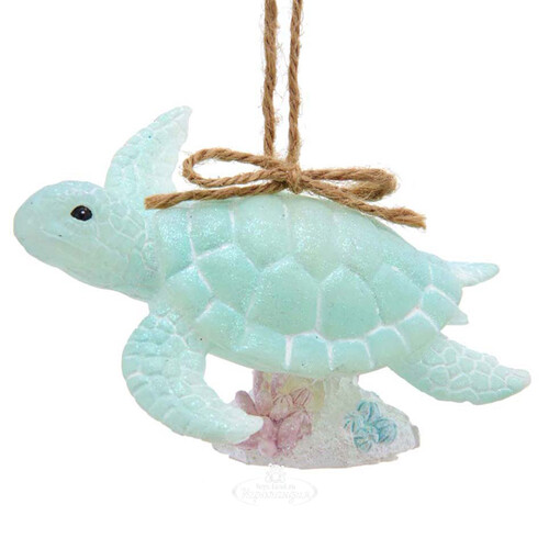 Елочная игрушка Черепаха Милдред Нил 10 см, подвеска Kurts Adler