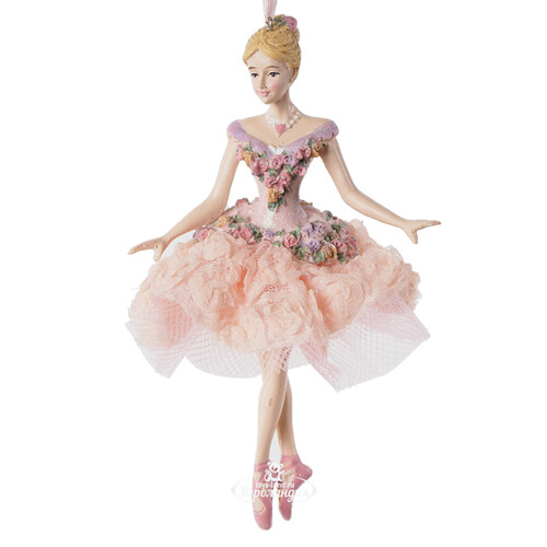 Елочная игрушка Балерина Линда - Антраша Безансона 11 см, подвеска Kurts Adler