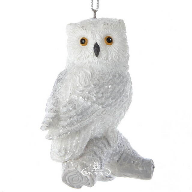 Елочная игрушка Сова Марфа: Ber Fields 9 см, подвеска Kurts Adler