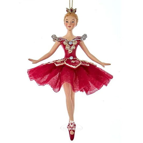 Елочная игрушка Балерина Анна: Arabesque Pas 16 см, подвеска Kurts Adler