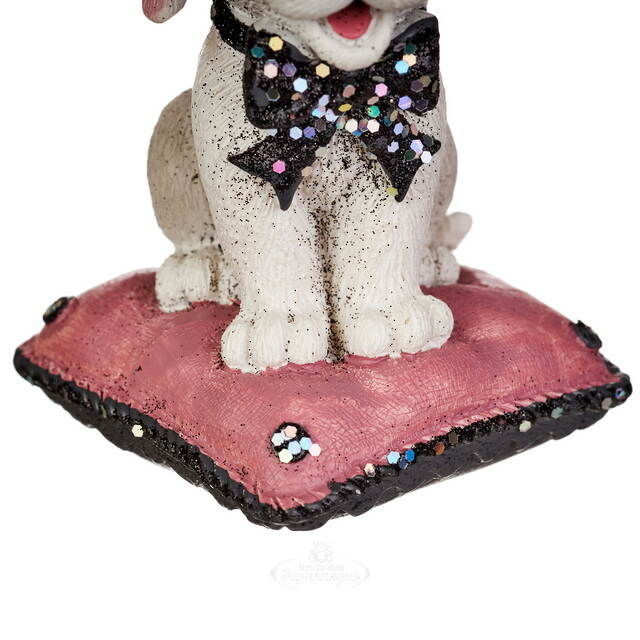 Елочная игрушка Щенок Рокси в шляпе, 8 см Kurts Adler