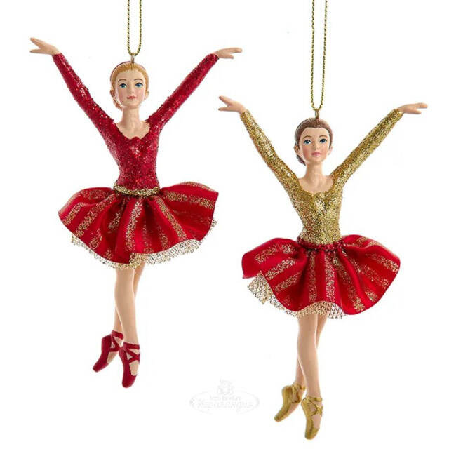 Елочная игрушка Балерина Полианна - Flawless Ballet 13 см Kurts Adler