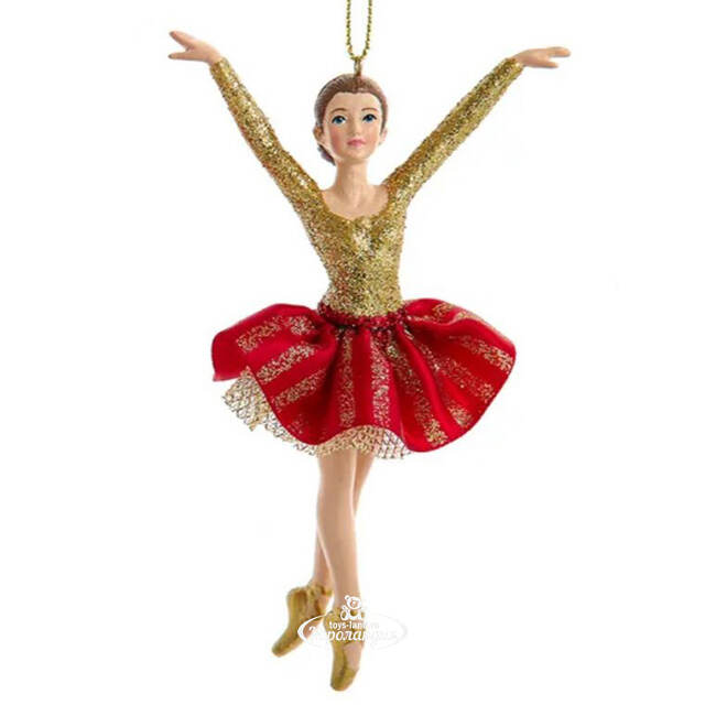 Елочная игрушка Балерина Полианна - Flawless Ballet 13 см Kurts Adler