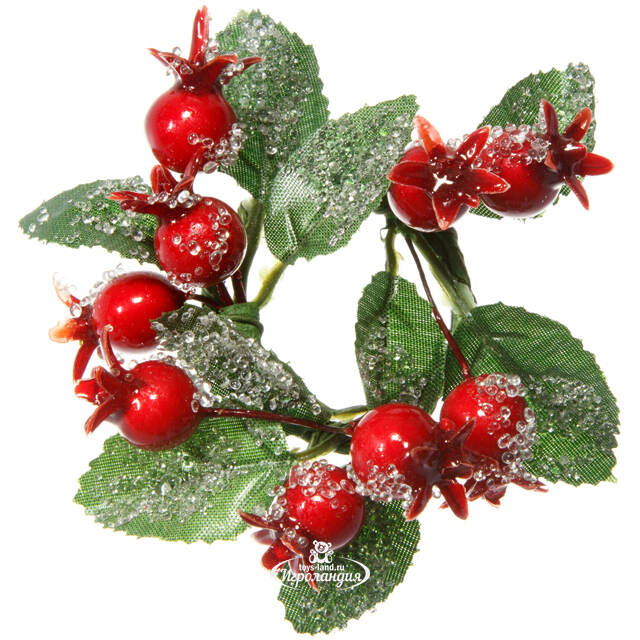 Венок для свечи Ягоды во Льдинках 9 см Swerox