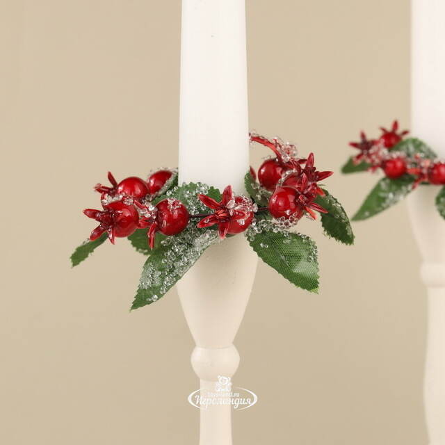 Венок для свечи Ягоды во Льдинках 9 см Swerox