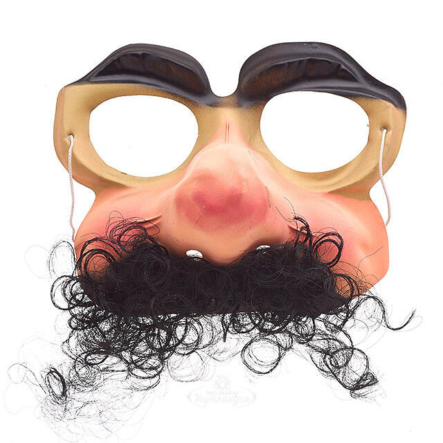 Карнавальная маска Очки с носом и усами Snowmen