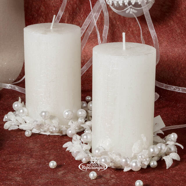 Венок для свечи Снежная Дымка 12 см Swerox