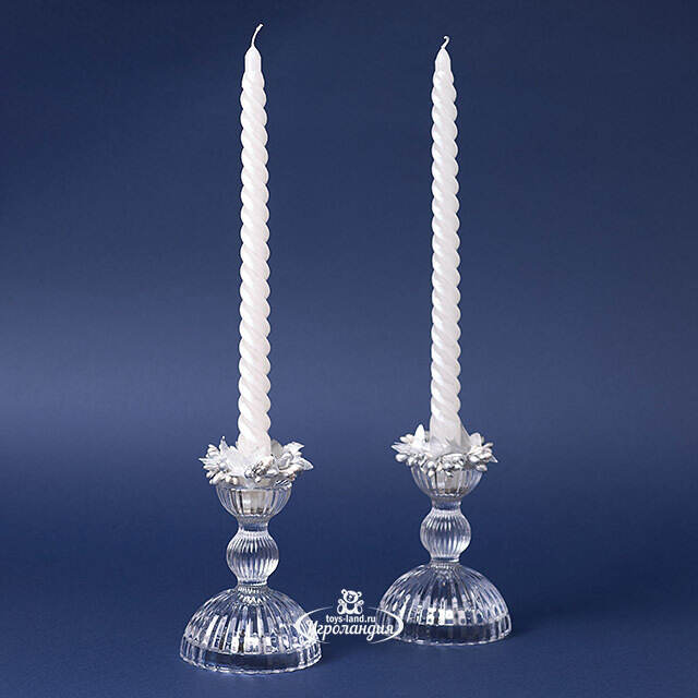 Венок для свечи Снегопад в Сан-Марино 7 см Swerox