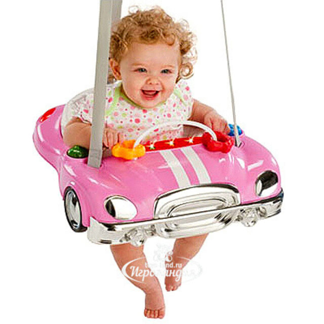 Прыгунки "Jump & Go", цвет Pink Racer Evenflo (Эвенфло)