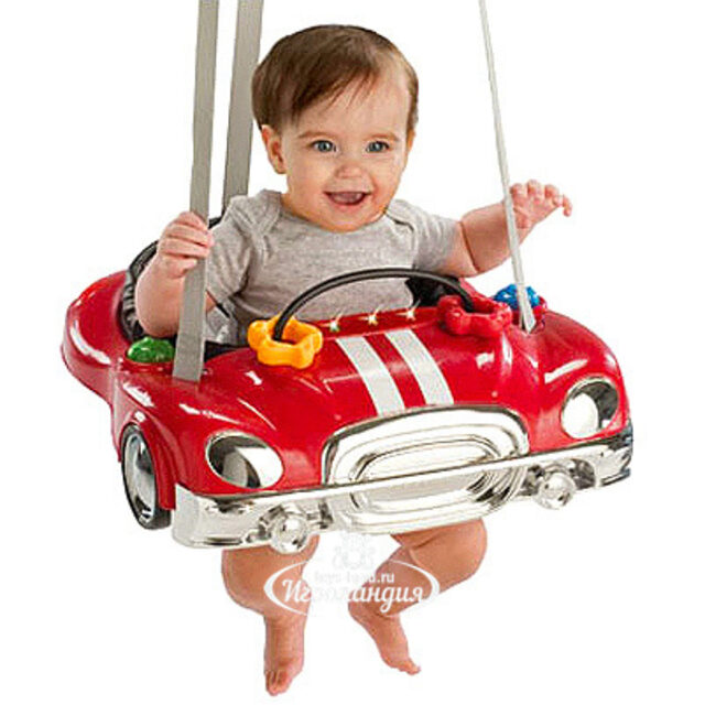 Прыгунки "Jump & Go", цвет Red Racer Evenflo