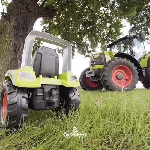 Педальный трактор Claas с ковшом и прицепом 192 см Falk