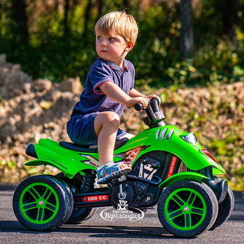 Детский веломобиль квадроцикл Falk 84 см зеленый Falk