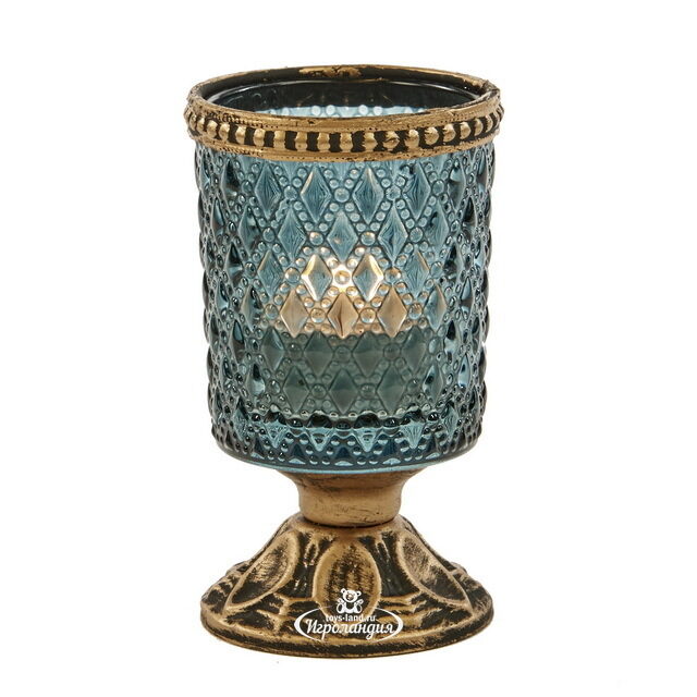 Стеклянный подсвечник Fan Pirettessa 10 см Goodwill