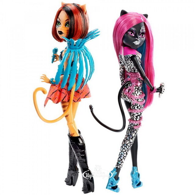Набор кукол Кэтти Нуар и Торалей Страйп Дерзкие рокерши (Monster High) Mattel