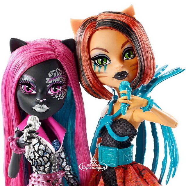 Набор кукол Кэтти Нуар и Торалей Страйп Дерзкие рокерши (Monster High) Mattel