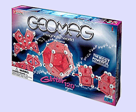 Конструктор GEOMAG Glitter Red, 120 дет.