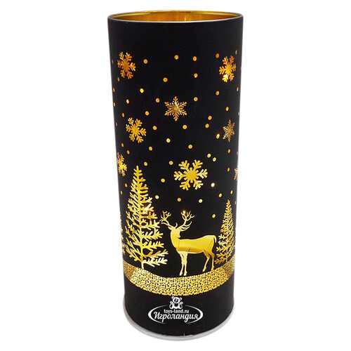 Декоративный светильник Blackwood Deer 20 см, теплые белые LED лампы, на батарейках Peha