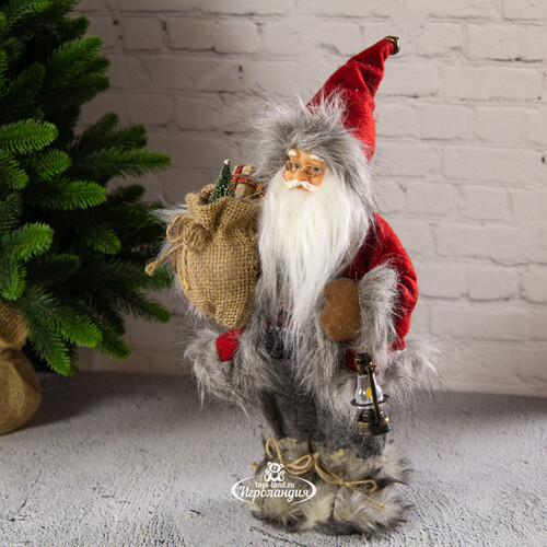Норвежский Санта с подарками и фонариком 30 см Peha