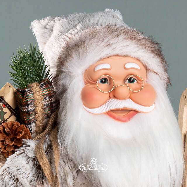Декоративная фигура Большой Санта - Скандинавский кудесник с подарками 81 см Peha