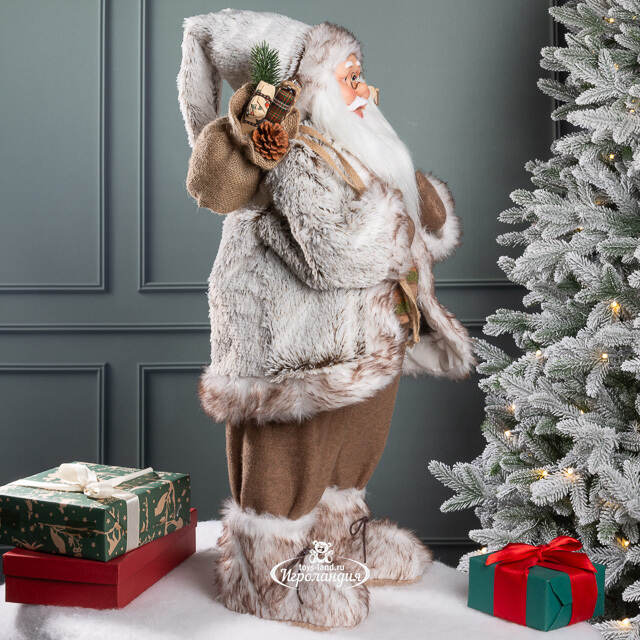 Декоративная фигура Большой Санта - Скандинавский кудесник с подарками 81 см Peha