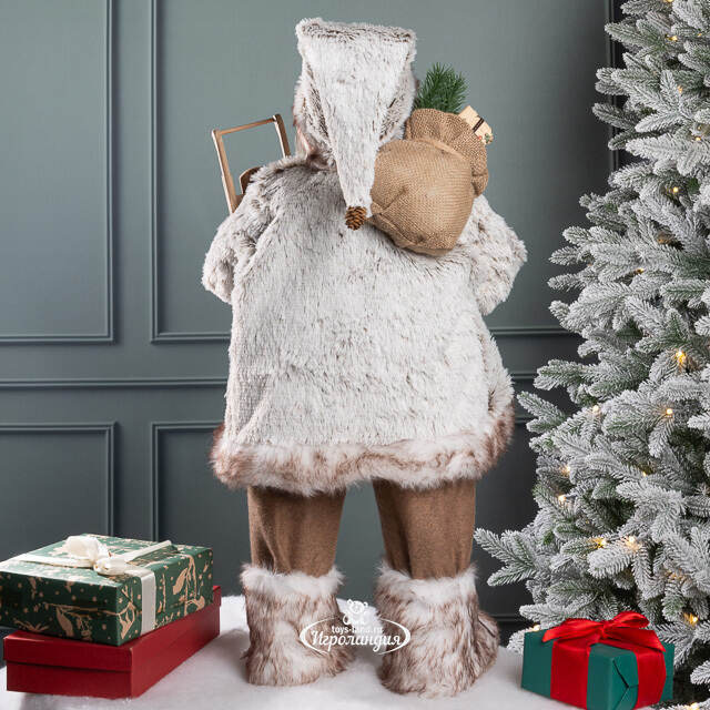 Декоративная фигура Большой Санта - Скандинавский кудесник с подарками 81 см Peha