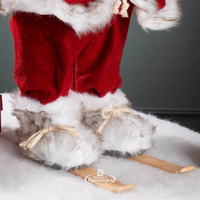 Фигура под елку Норвежский Снеговик Флоренц на лыжах 60 см Peha