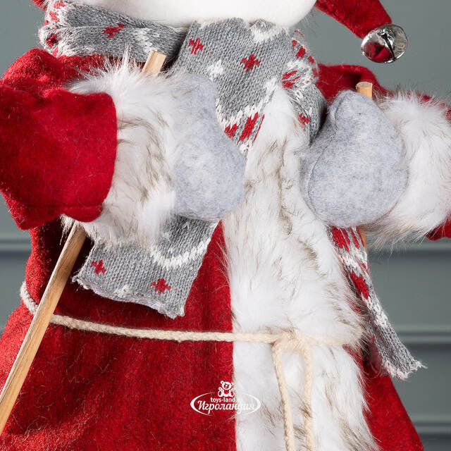 Фигура под елку Норвежский Снеговик Флоренц на лыжах 60 см Peha