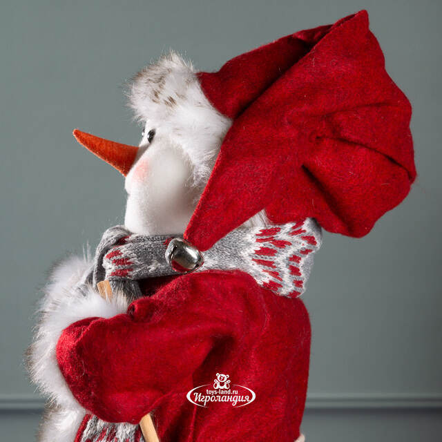 Фигура под елку Норвежский Снеговик Флоренц на лыжах 60 см Peha