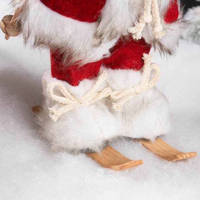 Фигура под елку Норвежский Снеговик Флоренц на лыжах 30 см Peha