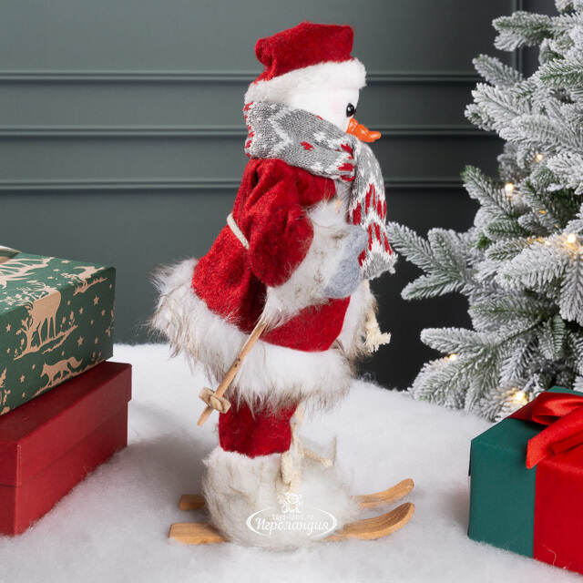 Фигура под елку Норвежский Снеговик Флоренц на лыжах 30 см Peha