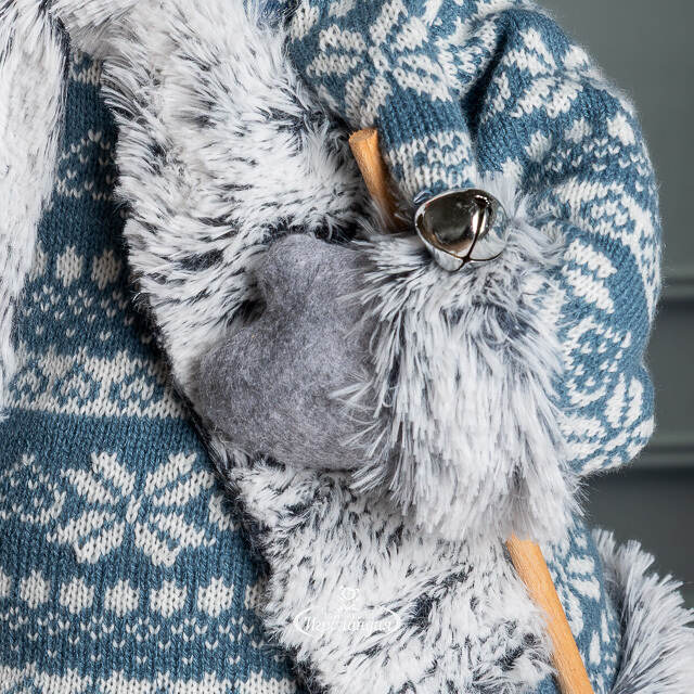 Фигура под елку Датский Снеговик Флоренц на лыжах 60 см Peha