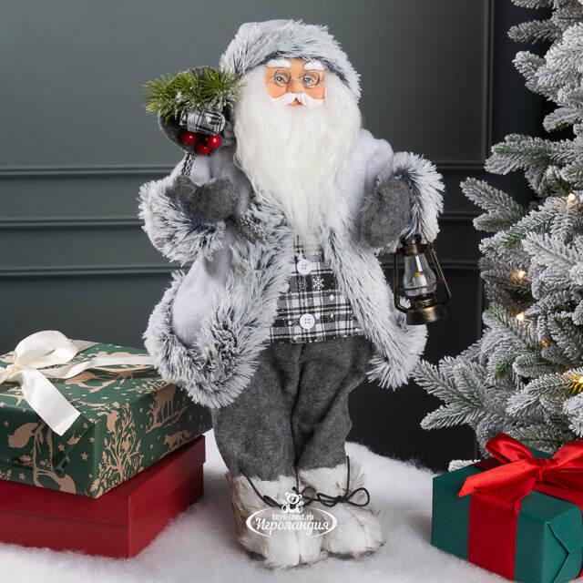 Фигура под елку Санта - Scottish Christmas 45 см Peha