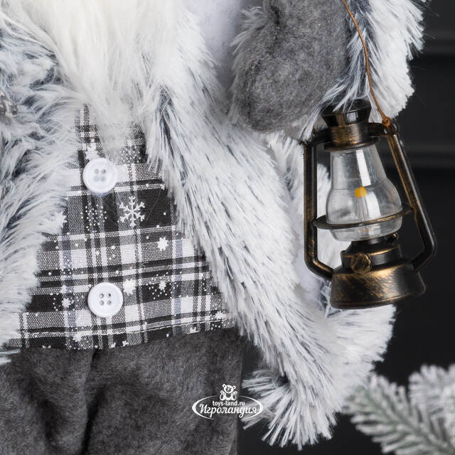 Фигура под елку Санта - Scottish Christmas 45 см Peha