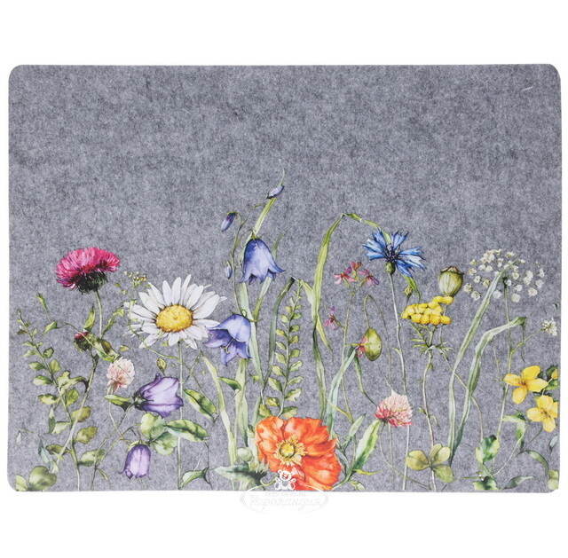 Плейсмат Meadow Field 45*35 см серый Koopman