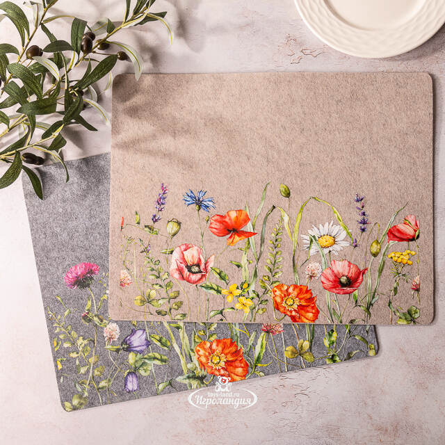 Плейсмат Meadow Field 45*35 см бежевый Koopman (Купман)